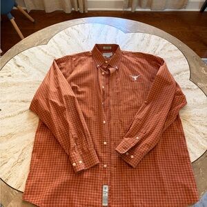 Texas Longhorns Checked Button up